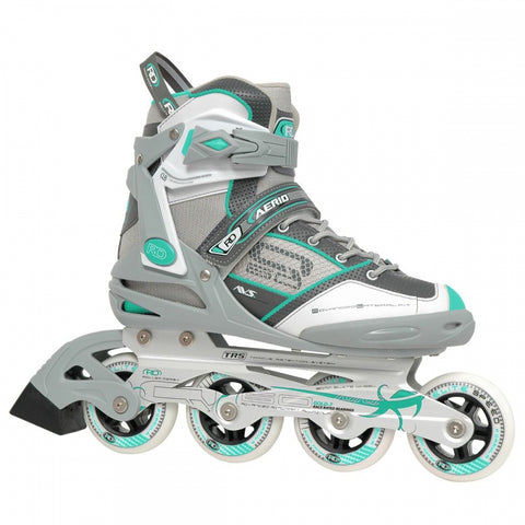 Inline Skates - Aerio Q60 - Grey/Mint size Womens US5-10