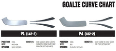 Goalie Stick - CCM HSGXFC Senior - White/Ice Grey 27" Grip P4 LH