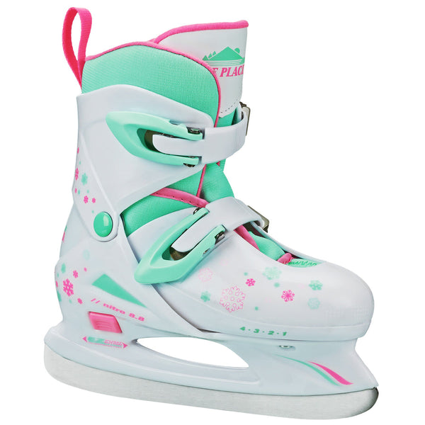 Skate - Lake Placid Nitro Girl's Adjustable Ice Skates