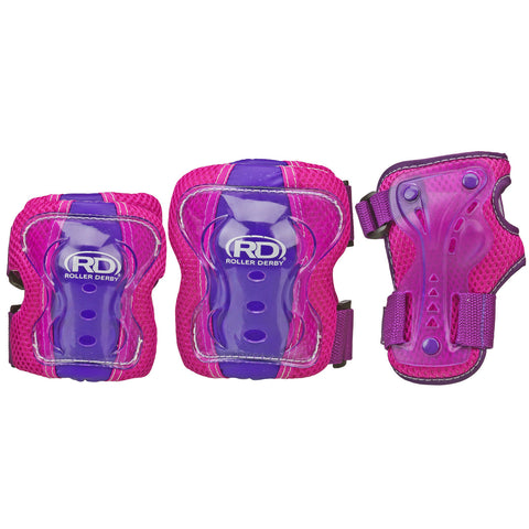 Roller DErby Youth Protective Tri Pack Hand,Elbow & Knee Pads