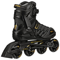 Roller Derby AERIO Q-60  Inline Skates Black/Gold  Sizes US5-12