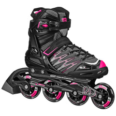 Roller Derby AERIO Q-60  Inline Skates Black/Pink  Sizes US 05-10