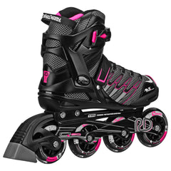 Roller Derby AERIO Q-60  Inline Skates Black/Pink  Sizes US 05-10