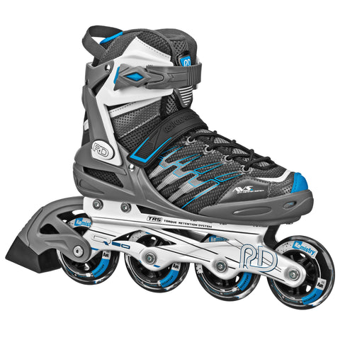 Roller Derby AERIO Q-60  Inline Skates White/Grey/Blue  Sizes US 05-10