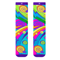 Socks Crazy LIGHTNING SWIRLS