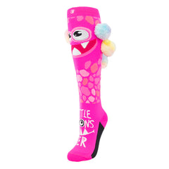 Socks - Crazy Little Monster Pink