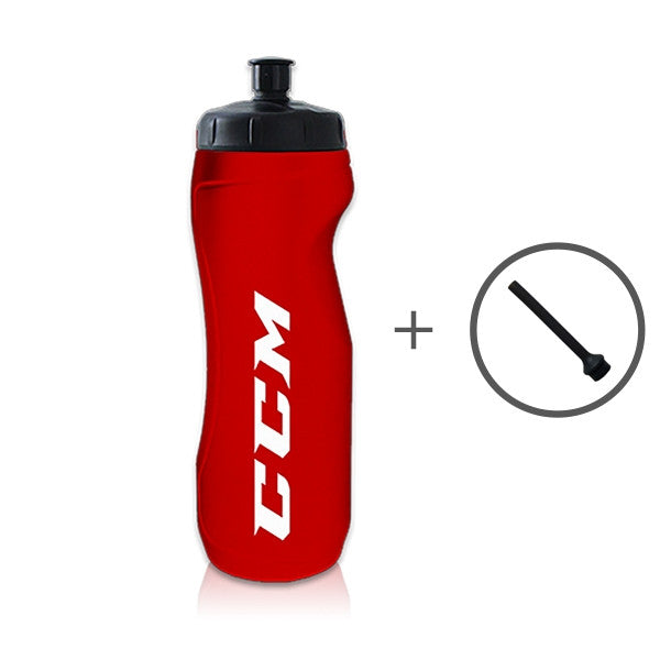 Water Bottle CCM RED – 900ml with extender straw