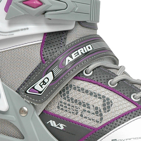 Inline Skates - Aerio Q60 - Grey/Purple Sizes US Womens  5-10