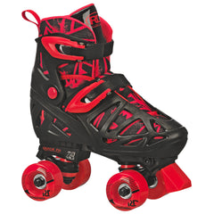 Trac Star Youth Red/Black Adjustable Roller Skate