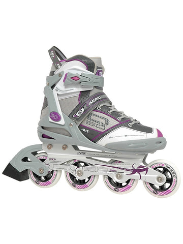Inline Skates - Aerio Q60 - Grey/Purple Sizes US Womens  size 6