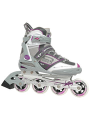 Inline Skates - Aerio Q60 - Grey/Purple Sizes US Womens  5-10
