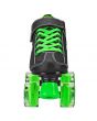 Roller Skate BLAZER Light Up Wheel - Black/Green